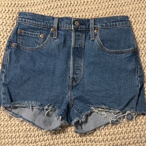Levi's 501 Classic Blue Jean Shorts